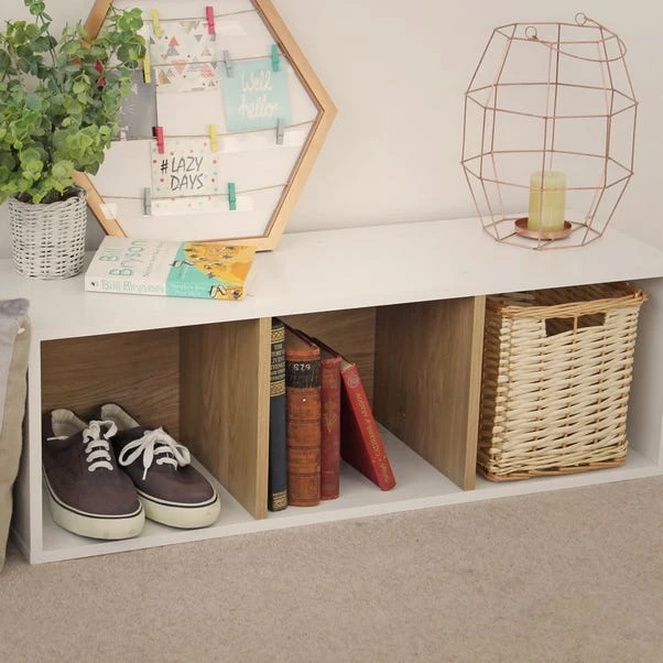 Dunelm Rome Modular 3 Cube Floor Standing Shelving Unit 3 Dunelm Rome Modular 3 Cube Floor Standing Shelving Unit - Image 3