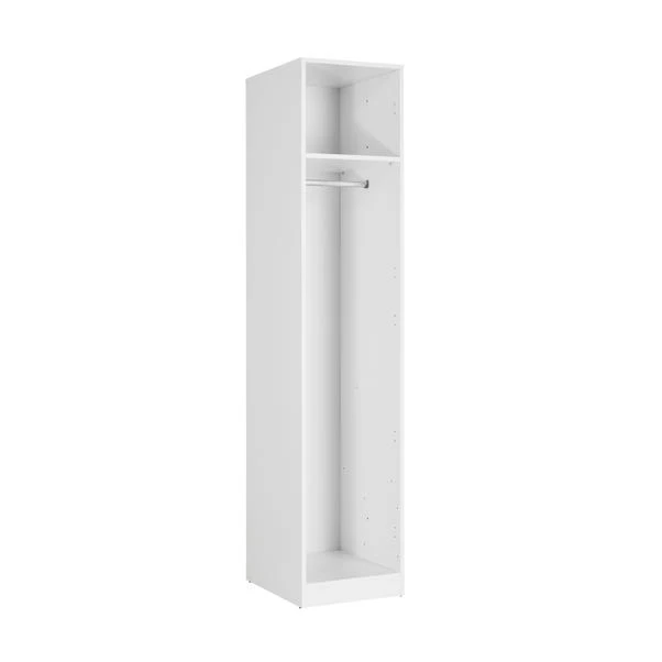 Harmony Acton Single Wardrobe, White 2 Harmony Acton Single Wardrobe, White - Image 2