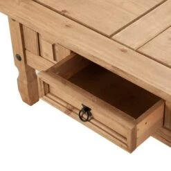 Seconique Corona Pine Coffee Table With Drawer -Home Furniture 1000108046 alt02