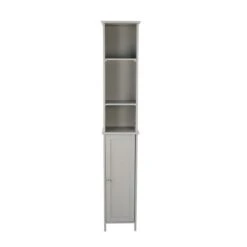 Lloyd Pascal Rimini Grey Tall Cabinet -Home Furniture 1000114251 alt02