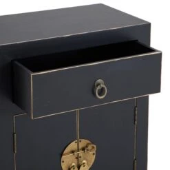 Dunelm Hanna Mini Black Chest -Home Furniture 1000133583 alt04