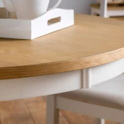 Julian Bowen Davenport Round Pedestal Table -Home Furniture 1000135378 alt02