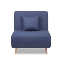 Leader Lifestyle Macy Fabric Blue Chair Bed -Home Furniture 1000136890 alt02
