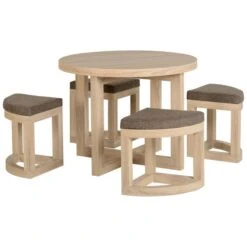 Seconique Cambourne Stowaway Dining Set -Home Furniture 1000141231 alt02