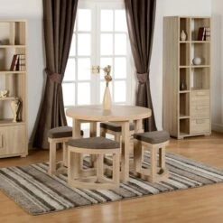 Seconique Cambourne Stowaway Dining Set -Home Furniture 1000141231 alt04