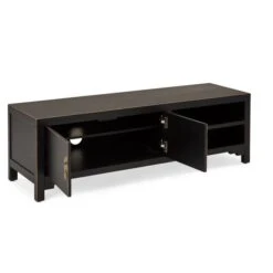Dunelm Hanna Black Wide TV Stand -Home Furniture 1000146593 alt03