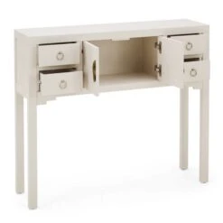 Dunelm Hanna Oyster Console Table -Home Furniture 1000146594 alt03