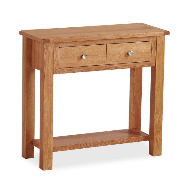 Dunelm Bromley Oak Console Table 2 Dunelm Bromley Oak Console Table - Image 2