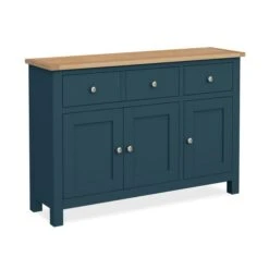 Dunelm Bromley Blue Large Sideboard -Home Furniture 1000152519 alt02