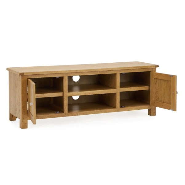 Dunelm Bromley Wide TV Unit Oak 5 Dunelm Bromley Wide TV Unit Oak - Image 5