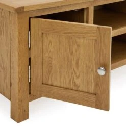 Dunelm Bromley Wide TV Unit Oak 11 Dunelm Bromley Wide TV Unit Oak -Home Furniture 1000157737 alt05