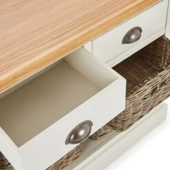 Dunelm Compton Ivory Console Table With Baskets 10 Dunelm Compton Ivory Console Table With Baskets -Home Furniture 1000157740 alt04