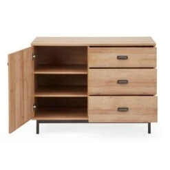 Dunelm Fulton Oak Effect Small Sideboard -Home Furniture 1000157785 alt02