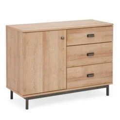 Dunelm Fulton Oak Effect Small Sideboard -Home Furniture 1000157785 alt03