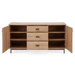 Dunelm Fulton Oak Effect Large Sideboard -Home Furniture 1000157788 alt02