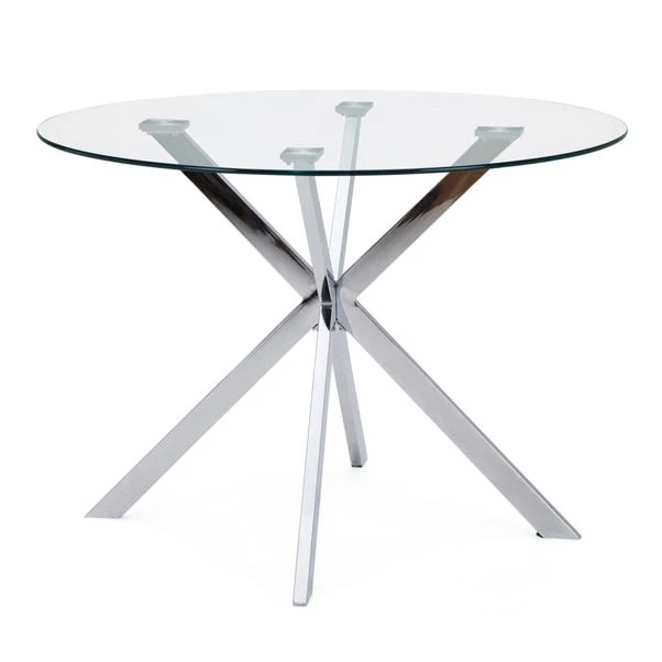 Dunelm Lumia Glass Round Table 3 Dunelm Lumia Glass Round Table - Image 3