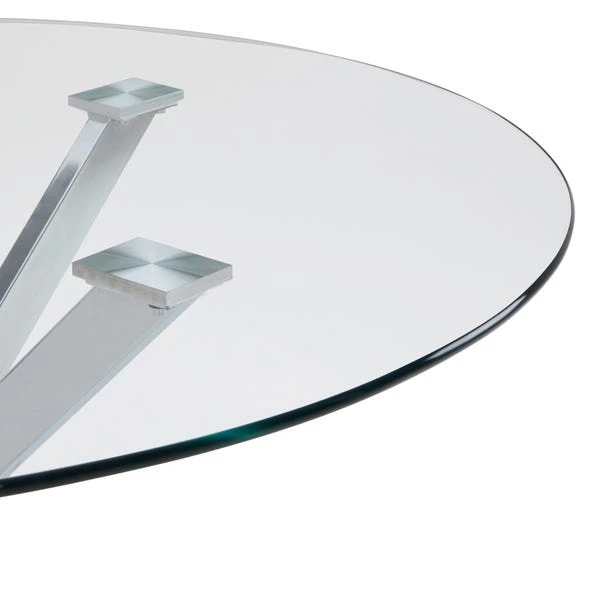 Dunelm Lumia Glass Round Table 5 Dunelm Lumia Glass Round Table - Image 5