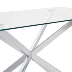 Dunelm Lumia Glass Dining Table -Home Furniture 1000157902 alt03