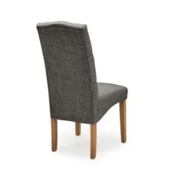 Dunelm Darcy Set Of 2 Dining Chairs Charcoal -Home Furniture 1000157947 alt03