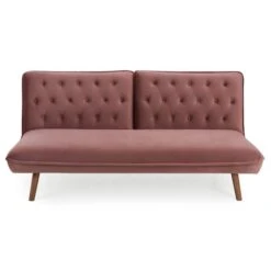 Dunelm Elodie Velvet Sofa Bed -Home Furniture 1000157953 alt02