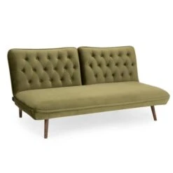 Dunelm Elodie Velvet Sofa Bed -Home Furniture 1000157953 alt03