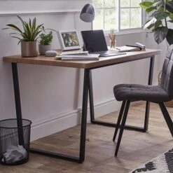 Dunelm Porter Set Of 2 Dining Chairs Grey Microsuede -Home Furniture 1000157983 alt02