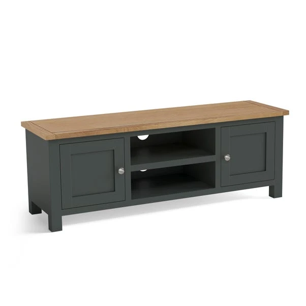 Dunelm Bromley Black Wide TV Stand 3 Dunelm Bromley Black Wide TV Stand - Image 3