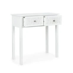 Dunelm Samira 2 Drawer Dressing Table, White 9 Dunelm Samira 2 Drawer Dressing Table, White -Home Furniture 1000162526 alt04