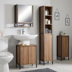 Lloyd Pascal Industrial Under Sink Unit -Home Furniture 1000169011 alt05