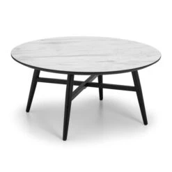 Julian Bowen Firenze Marble Effect Coffee Table -Home Furniture 1000169321 alt02