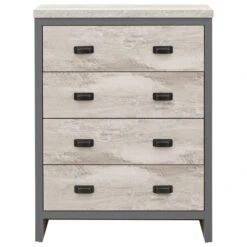 GFW Boston 4 Piece Bedroom Set, Grey -Home Furniture 1000169416 alt05