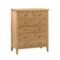 Julian Bowen Cotswold 6 Drawer Chest, Oak -Home Furniture 1000169820 alt02