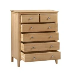 Julian Bowen Cotswold 6 Drawer Chest, Oak -Home Furniture 1000169820 alt04