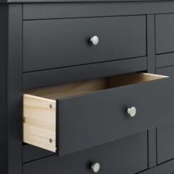 Julian Bowen Radley 6 Drawer Chest, Dark Grey & Pine -Home Furniture 1000169858 alt03