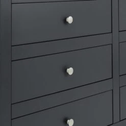 Julian Bowen Radley 6 Drawer Chest, Dark Grey & Pine -Home Furniture 1000169858 alt04