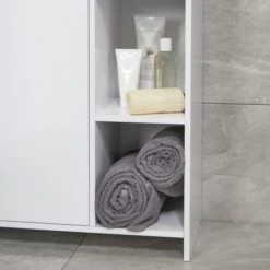 Lloyd Pascal Jaxon White Console Unit With Open Shelves -Home Furniture 1000182102 alt02