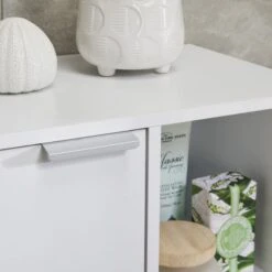 Lloyd Pascal Jaxon White Console Unit With Open Shelves -Home Furniture 1000182102 alt03
