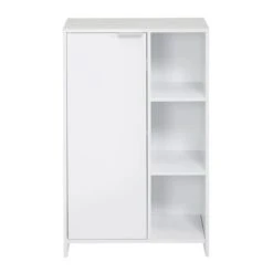Lloyd Pascal Jaxon White Console Unit With Open Shelves -Home Furniture 1000182102 alt04