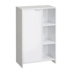 Lloyd Pascal Jaxon White Console Unit With Open Shelves -Home Furniture 1000182102 alt05