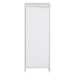 Lloyd Pascal Jaxon White Single Door Floor Cabinet With Adjustable Shelf -Home Furniture 1000182105 alt02