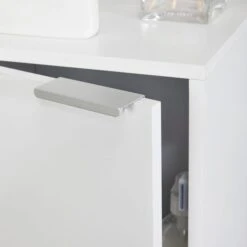 Lloyd Pascal Jaxon White Single Door Floor Cabinet With Adjustable Shelf -Home Furniture 1000182105 alt04