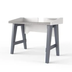 Alphason Truro Grey And Marble Effect Desk -Home Furniture 1000182902 alt02