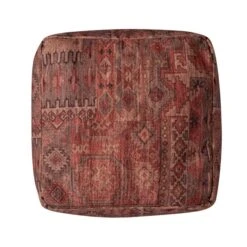 Dunelm Global Ara Pouffe -Home Furniture 1000184756 alt02