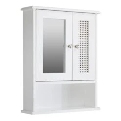 Lloyd Pascal Palermo Cane White Wall Mirror Cabinet 11 Lloyd Pascal Palermo Cane White Wall Mirror Cabinet -Home Furniture 1000185508 alt05