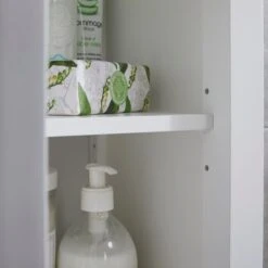 Lloyd Pascal Palermo Cane White Single Door Cabinet -Home Furniture 1000185509 alt02