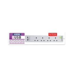 Status 4 Way 2M Extension - 2USB Ports