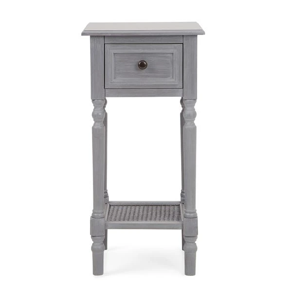 Dunelm Lucy Cane Grey Telephone Table 1 Dunelm Lucy Cane Grey Telephone Table