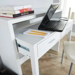 Dunelm Regis White Hideaway Console Desk -Home Furniture 30358969 alt03