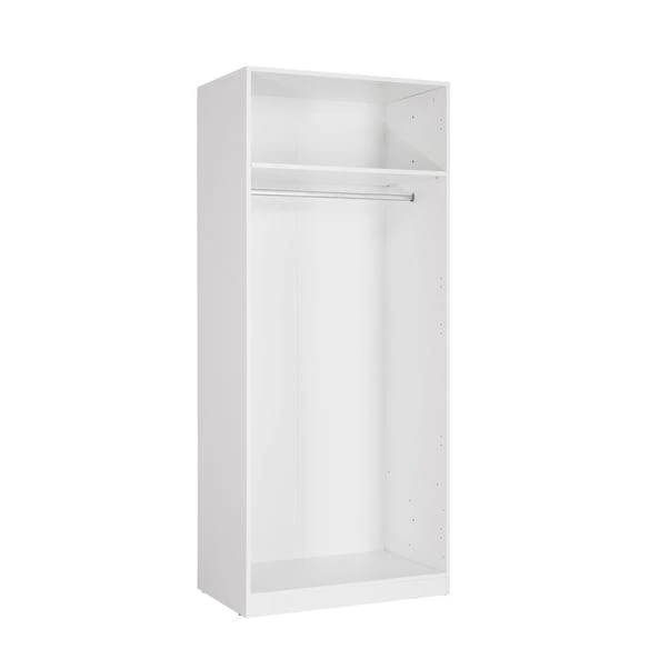 Harmony Acton Double Wardrobe, White 2 Harmony Acton Double Wardrobe, White - Image 2