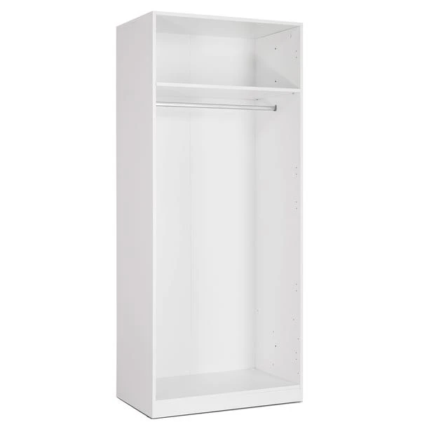 Harmony Acton Double Wardrobe, White 3 Harmony Acton Double Wardrobe, White - Image 3